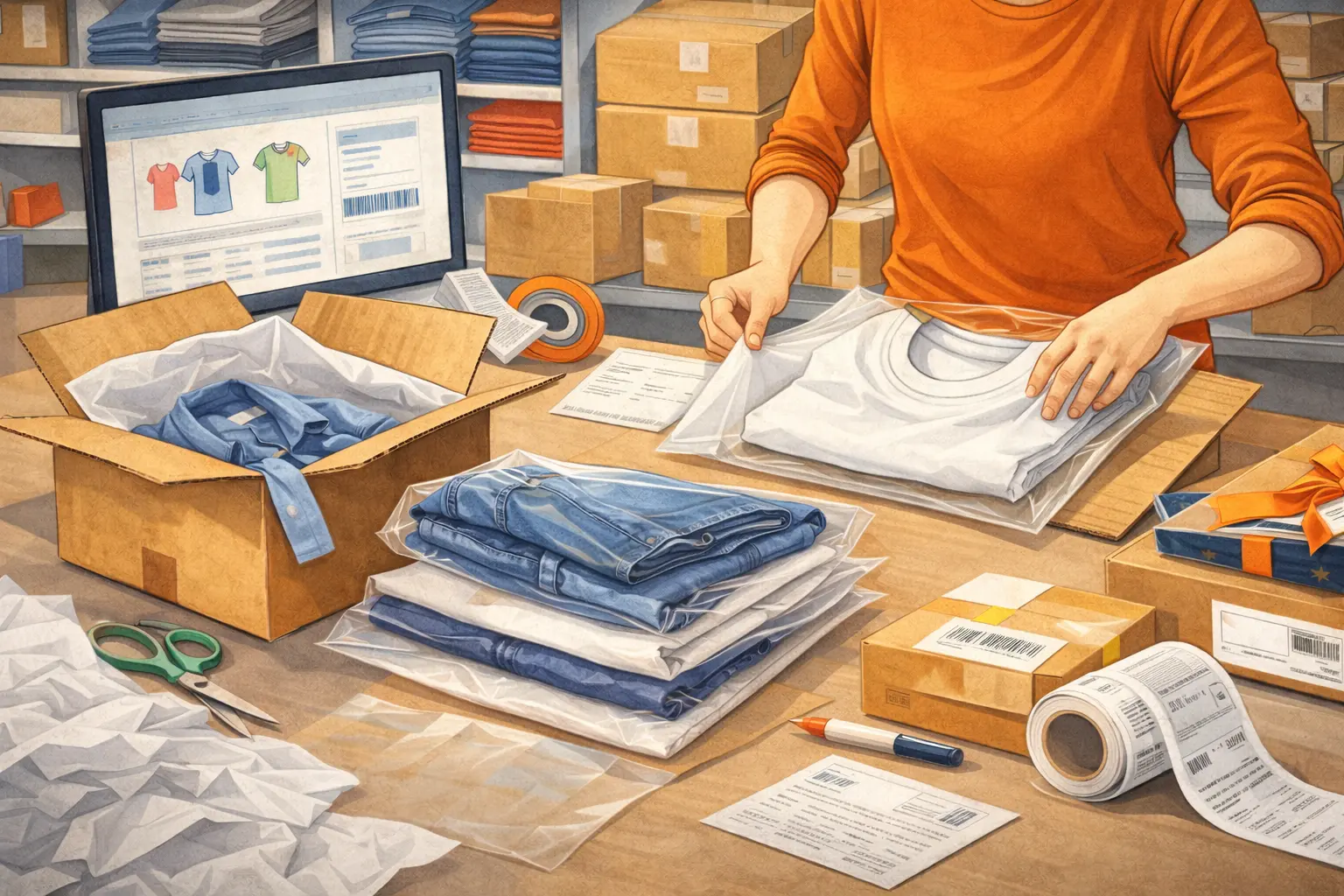 best way to ship apparel